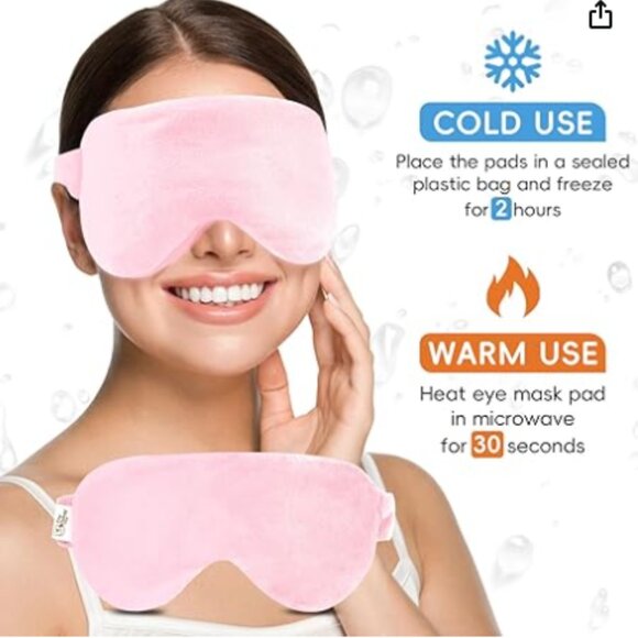 Neck Wrap and Eye Mask Set Microwavable Sealed - Picture 1 of 4